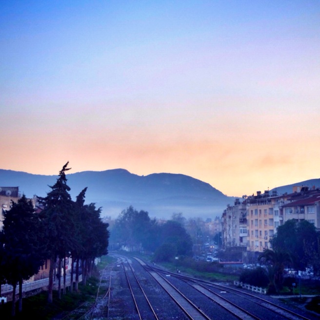 Selçuk view from the train bridge